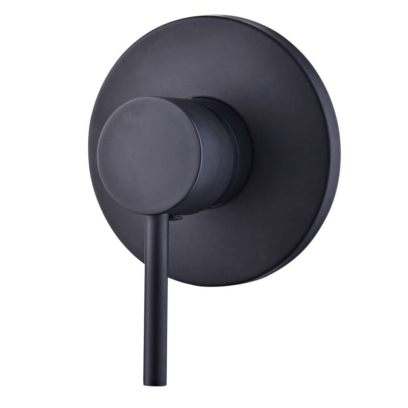 Mondella Matte Black Resonance Pin Lever Shower Mixer - Suitable for Unequal / Mains Pressure