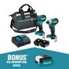 Makita 2 Piece 18V 5.0Ah Brushless Kit