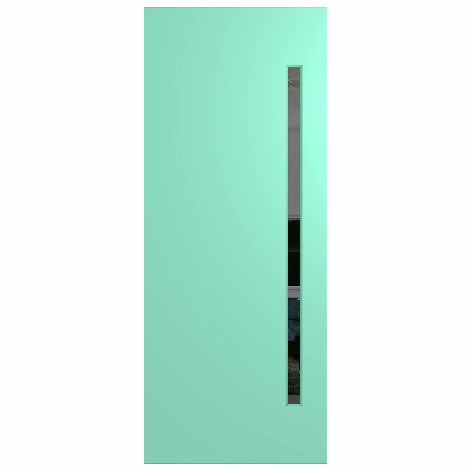 Hume 2040 x 820 x 40mm Verve External Door VER4 - Grey Tint thumbnail 2