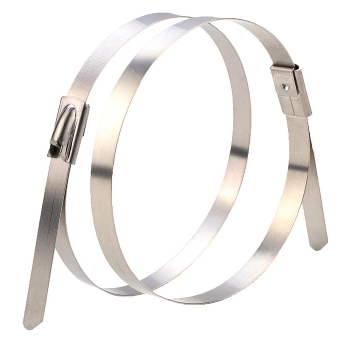 Stahl Cable Tie  7.9x370mm  10pk Stainless Steel