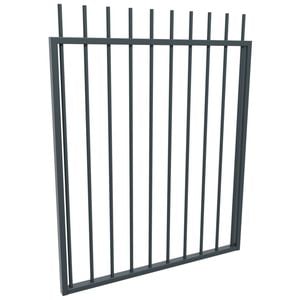 ProtectorAl 975 W x 1200 mm H Deep Ocean Aluminium Picket Top Pool Gate