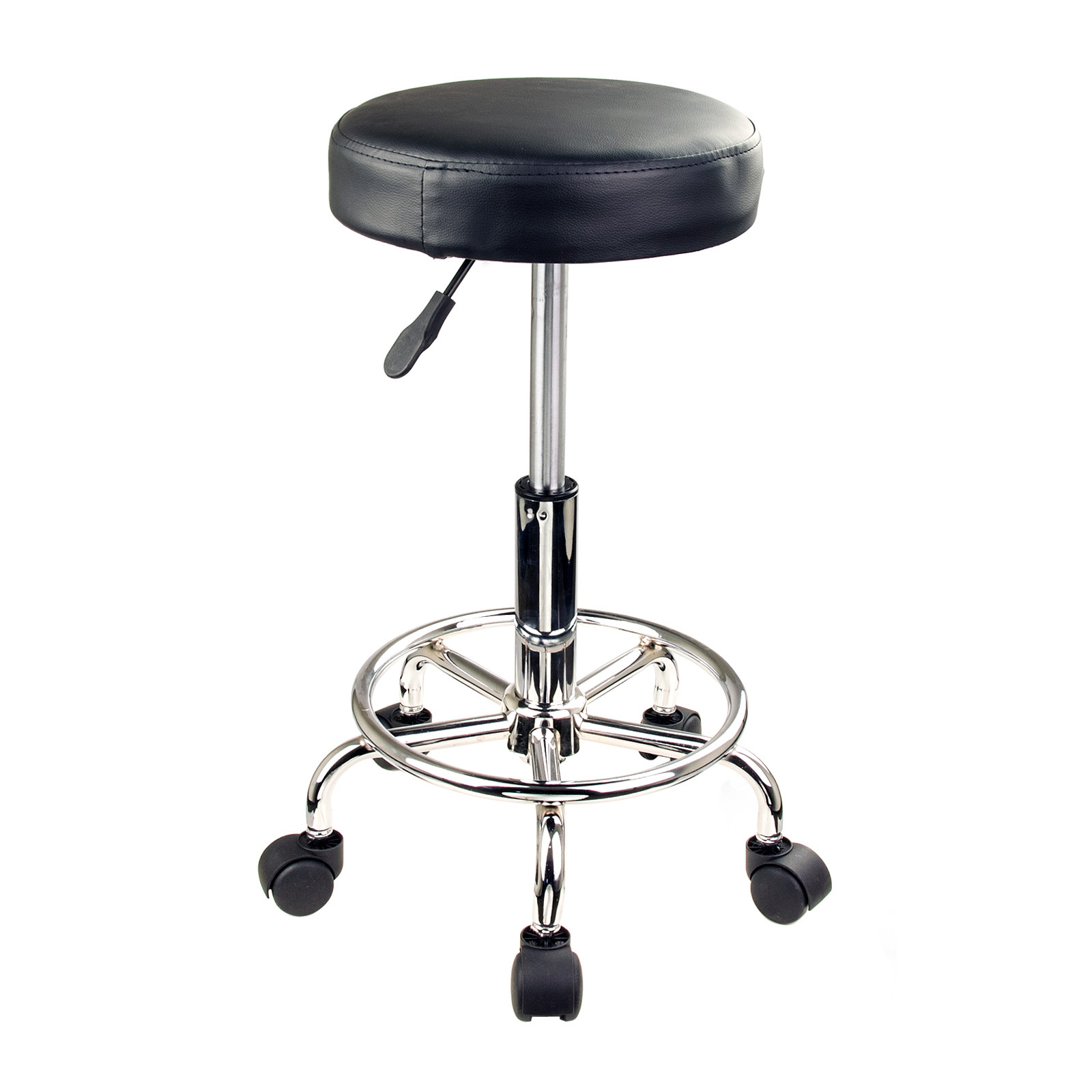 Stools with backs and wheels hotsell