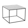 Modern Furniture LUCIO Marble Coffee Table 60cm - White