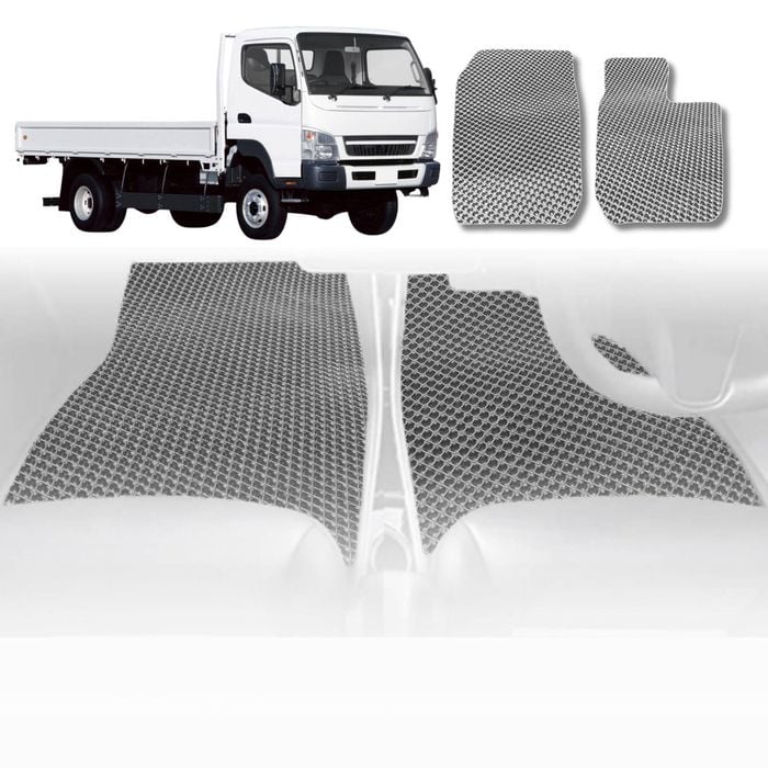 6D Diamond Car Floor Mats for Mitsubishi Fuso Canter (8th Gen)2010-Current-Outback GT
