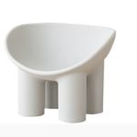 MIUZ Roly Poly Chair Lounge Chair Replica Chair Designer Modern Seat [White]