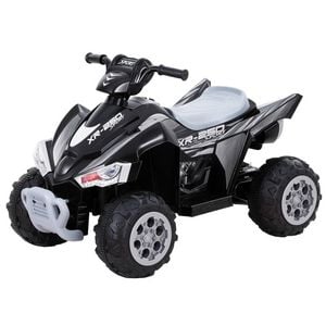 Rigo Kids Ride On Car Atv Quad Motorbike Electric Outdoor Toys 12v Black