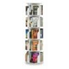 Lauft 5-tier Rotating Book Storage Shelf Bookcase Rotating Display Stand Shelf