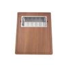 Clark Prism Chopping Board And Stainless Steel Colander Set