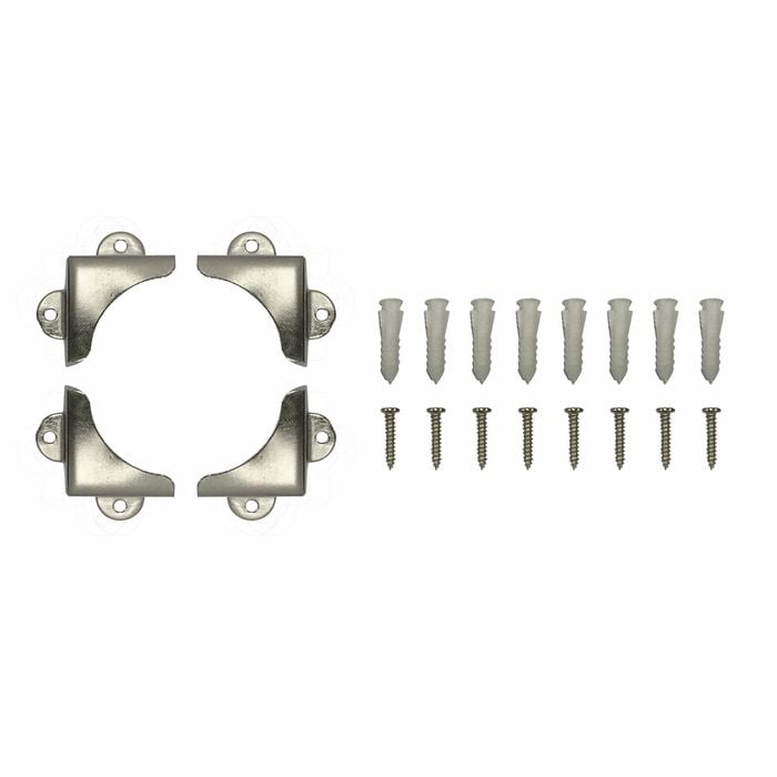 Everhang Steel Mirror Clips Corners - 4 Pack