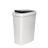 Willow 30L White/Charcoal Touch Top Tidy Slim Bin