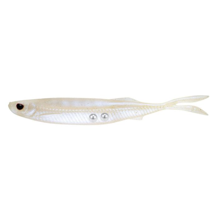Nomad Design Live Ops Fallout Minnow 5" Soft Plastic Fishing Lure Pearl