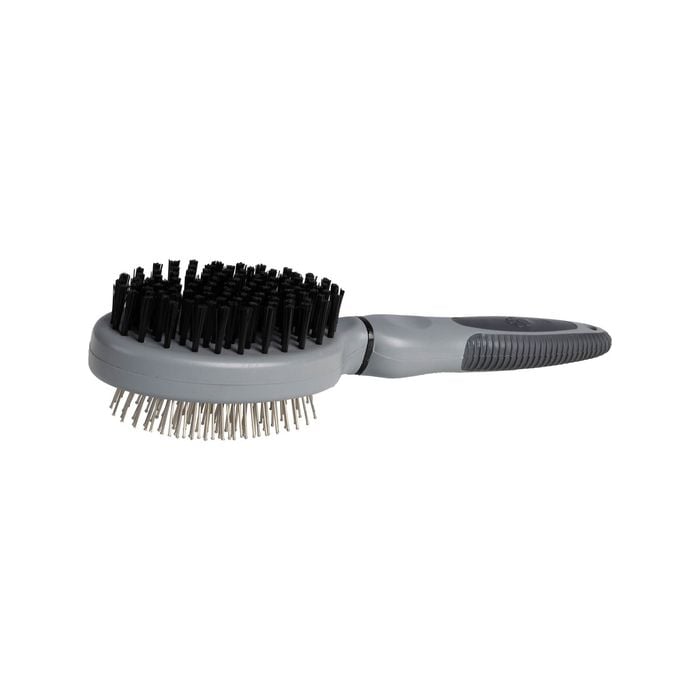 Happy Tails Soft Grip Double Sided Pet Brush