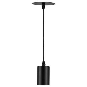 Brilliant Black Matt DIY Convert Downlight To Pendant Jez Shade Holder