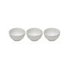 3pc Ladelle Marguerite Stoneware Dip/serving Bowl Set 10x5cm White
