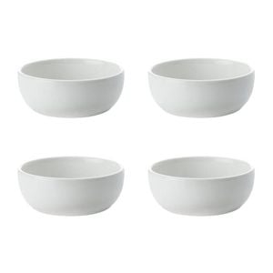 4x 1pc Set Maxwell & Williams White Basics Chilli Round Bowl 9x3.5cm Tableware