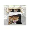 3D Animal Leopard 54 Bed Pillowcases Quilt Queen Size
