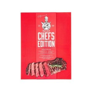 Chefs Edition Cutting Board 30cmx1.2cm Red Baccarat