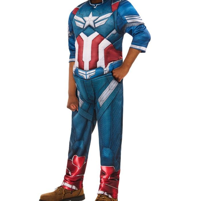 Brave New World Boys Deluxe Captain America Costume - 6-8