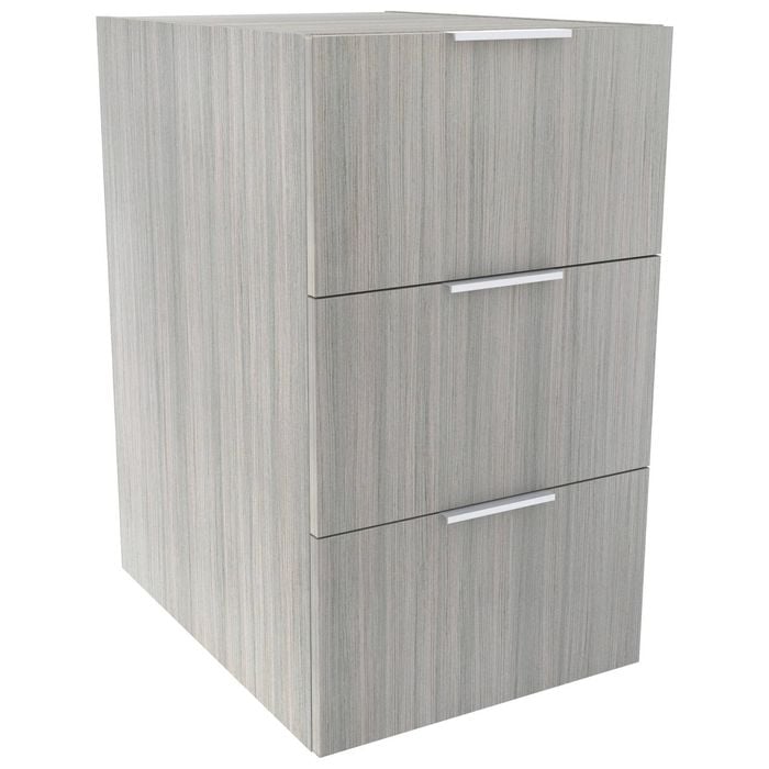 Lugna 768 x 450 x 580mm Mist 3 Drawer Storage Cabinet