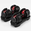 Fitness Master 48kg Adjustable Dumbbell Set Home GYM Exercise Equipment 2x24kg