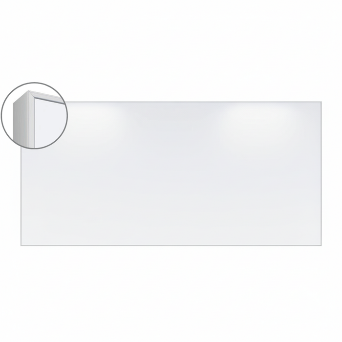 DuraWrite LX6 Whiteboard Magnetic with Slim Edge Frame 1800x900mm