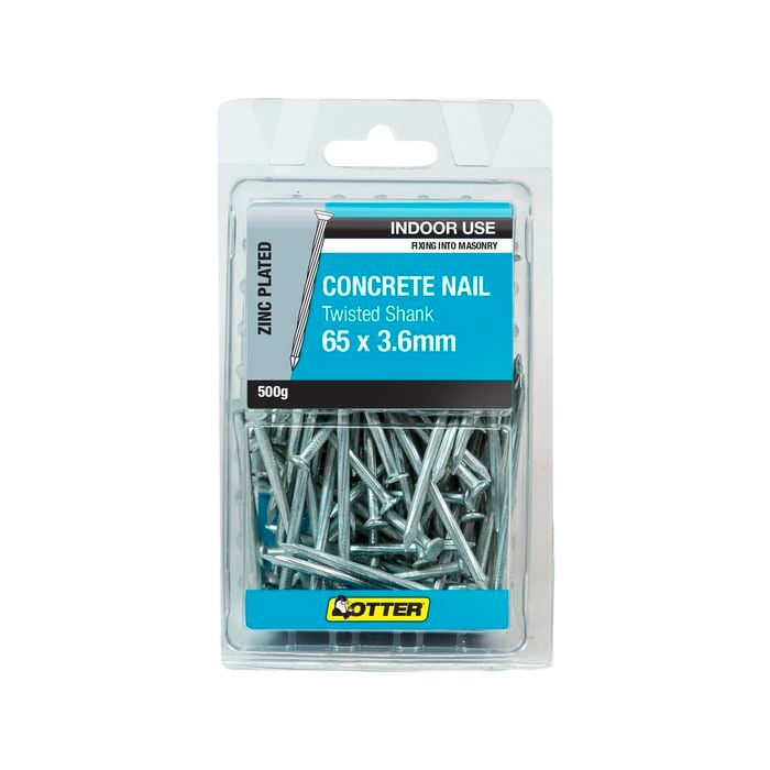 Otter 65 x 3.60mm 500g Zinc Concrete Nails