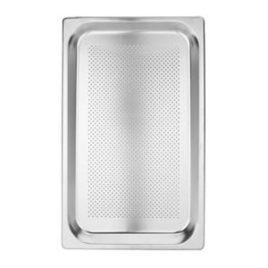 Vogue Perforated Gastronorm Pan Gn 1/1 Stainless Steel 25mm Deep Commercial Kitchen Steam Tray