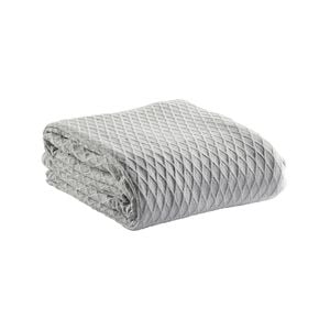 Gosford Blanket 100% Cotton Silver - Super King Bed