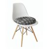 Anypillow Dark Gray Seat Cushion – Geometric Tee Print Design