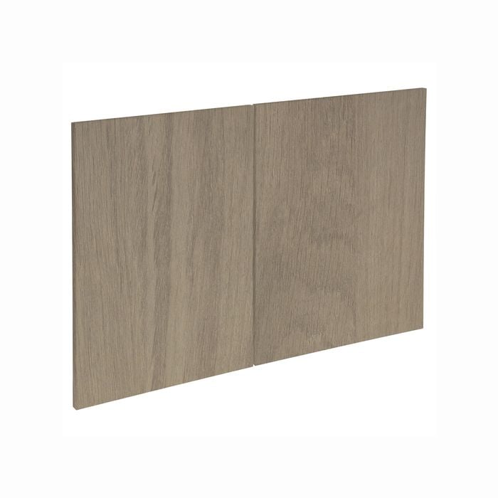 Kaboodle 900mm Maplenut Modern Rangehood Doors - 2 Pack
