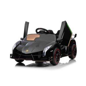 All 4 Kids Licensed Lamborghini Veneno Roadster Electrical Ride On Car - Black
