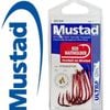 Mustad 92668NPNR Red Baitholder Fishing Hook Pre Pack 6