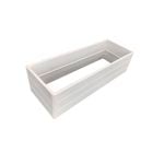 Sandleford 1130 x 420 x 290mm White Nuvue Raised Garden Bed
