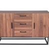 Yes4homes 1.2m Entryway Cabinet Modern Doorway Storage Hallway Console Wooden Sideboard Cupboard