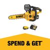 DeWALT 18V XR 30cm Chainsaw - 5.0Ah Kit