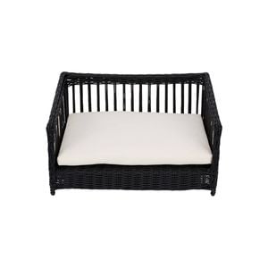 Teamson Pets Clotho Outdoor Wicker Cat or Small Dog Daybed