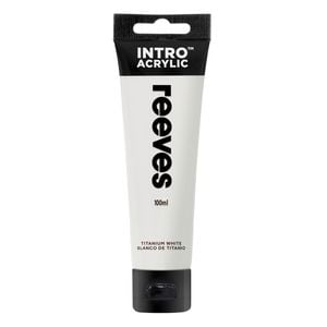 Reeves Intro 100ml Titanium White Acrylic Paint