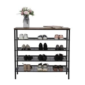 Yes4homes 5-tier Large Shoe Rack Shelf Stand Flat & Slant Adjustable Storage Organizer 100 Cm