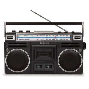 Crosley Blast Boombox Cassette Player - Black