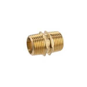 Brasshards 15mm Brass Threaded Hexagon Nipple LF