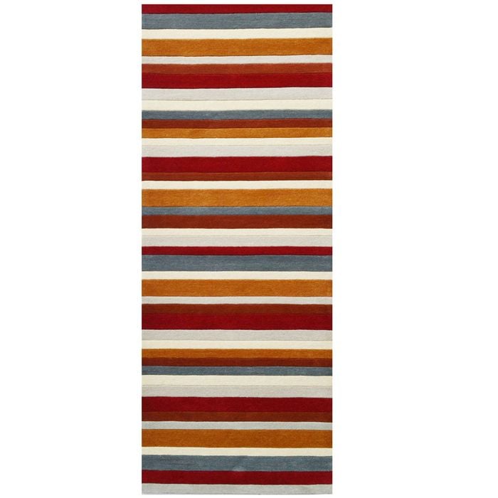 Designer Handmade Xylo Wool Rug-6295-Terracotta-80x300cm