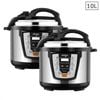 SOGA 2 Pack 10L 1600W 16-Function Electric Pressure Cookers