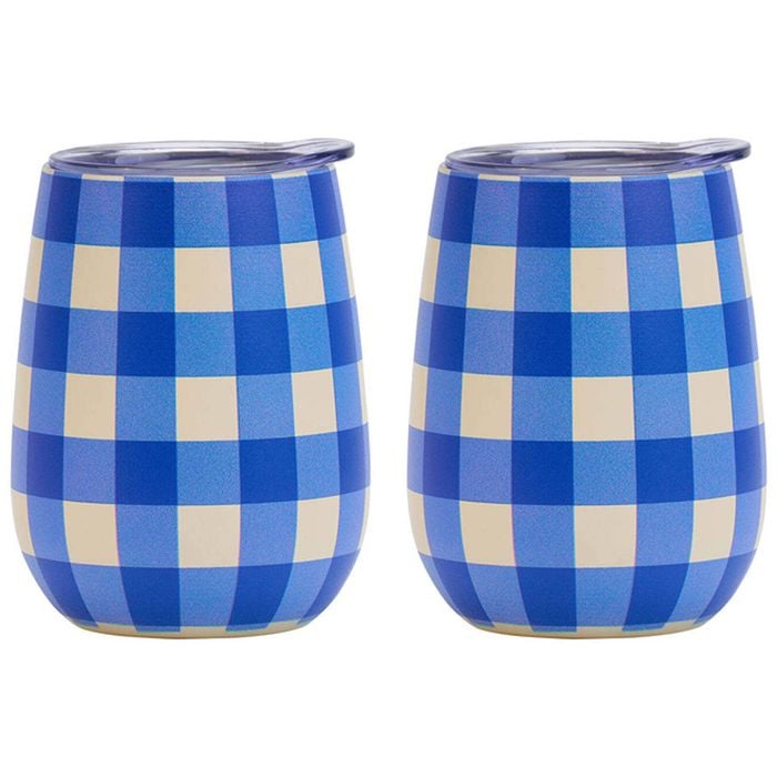 2PK Annabel Trends 295ml Stainless Steel Wine Tumbler - Cobalt Check