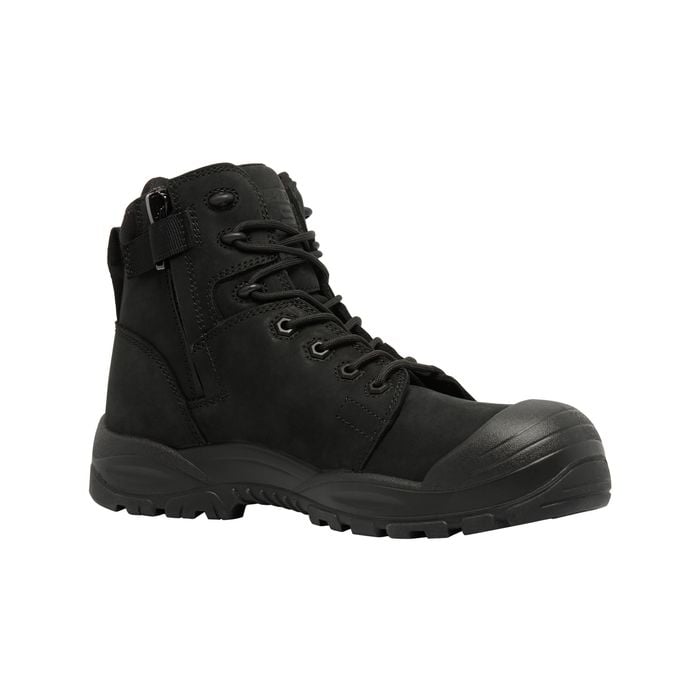 Hard Yakka Mens Black Legend Safety Boots - Size 12