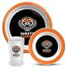 NRL 3 Piece Dinner Set - West Tigers - Melamine Plate, Bowl, Cup