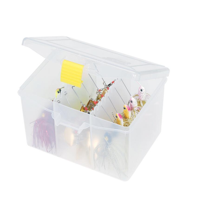 Plano 350304 StowAway Spinnerbait Clear Fishing Tackle Storage Box