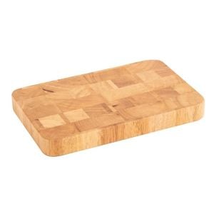 Vogue Chopping Board Rectangular Wooden Small 25x230x150mm Kitchen Food Prep