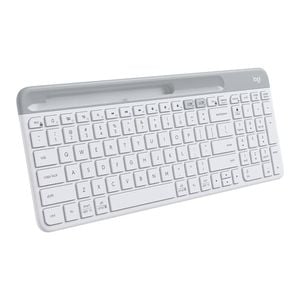 Logitech K580 Slim Multi-device Wireless Keyboard - White [920-009211]