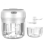 NNEOBA Mini Electric Meat Grinder and Garlic Crusher
