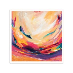 Artist Lane "A Rahimn001 " by Amira Rahim - 40x40cm Unframed Print